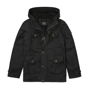 Pánský kabát Pánská parka BRANDIT 9110 BLACK XXL