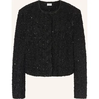 Dámský blejzr Ichi Dámská Bunda Ihninky S Třpytivou Přízí A Flitry, černá, 38