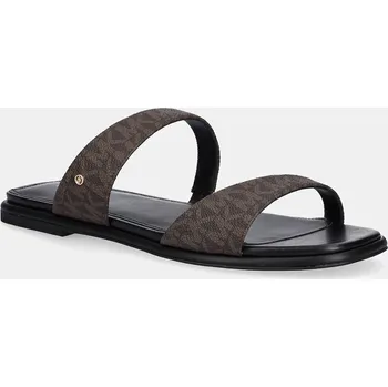 Dámské pantofle Pantofle MICHAEL Michael Kors Jaida dámské, hnědá barva, 40S5JDFS1B.292 89X, EUR 40