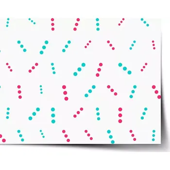 Plakát Sablio Plakát Tečkované čárky - 90x60 cm