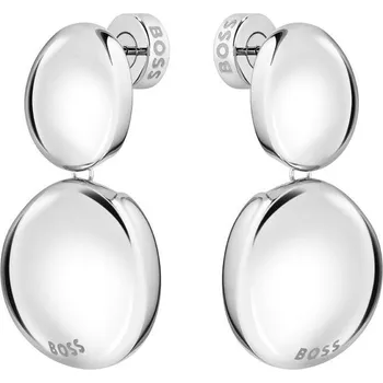 Náušnice Módní visací náušnice z oceli Nugget 1580718 Hugo Boss