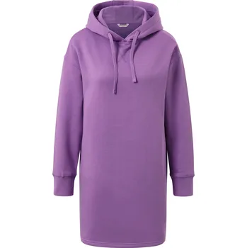 Dámská mikina 688464 - Tchibo - Dlouhá mikina s kapucí - pro ženy - vel. S 36/38 - barva: fialová