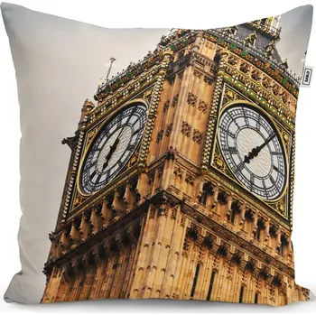 Polštář Sablio Polštář Clock tower - 50x50 cm