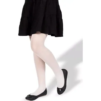 Dámské punčochy Dívčí punčocháče Little Lady B 40 DEN - 98-104 / bílá