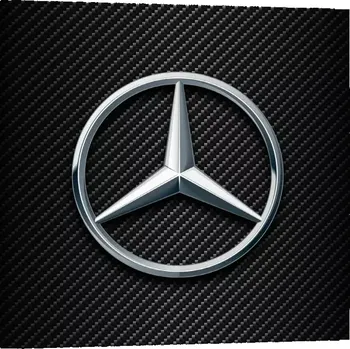 Obraz Sablio Obraz Logo 4 Carbon - 50x50 cm