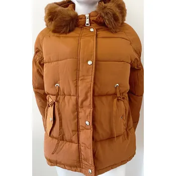 Dámská zimní bunda BX4195.57 písková - FPrice XXL