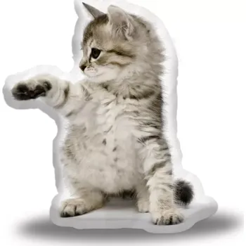 Polštář Sablio 3D polštář ve tvaru Kotě