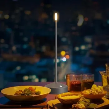 Lampička DOTYKOVÁ STOLNÍ LAMPA SE 3 REŽIMY ČERNÁ LED