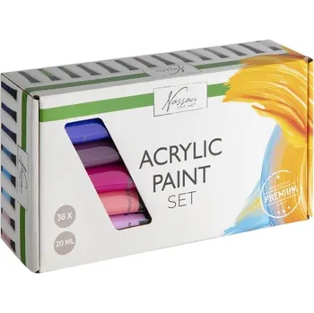 Vodová barva Creative Craft Group Akrylové barvy mix barev sada (36x20ml)