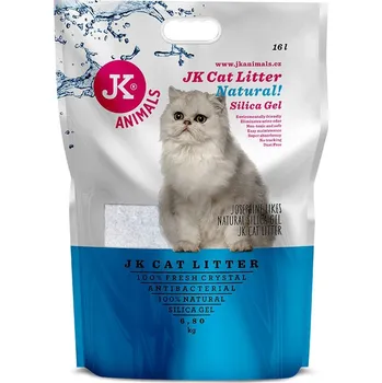 Podestýlka pro kočku JK ANIMALS Litter Silica Gel Natural 16 l