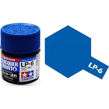 Modelářská barva Tamiya Lacquer LP-6 Pure Blue/Modrá 10ml