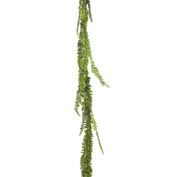 umělá květina uměla girlanda,Kapradinová girlanda zelená 180 cm