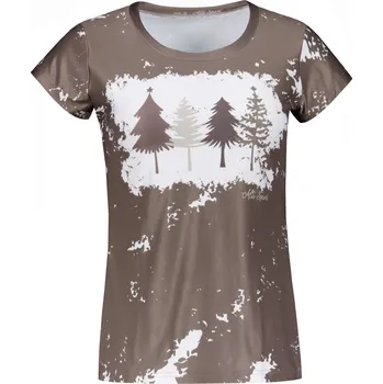 Dámské oblečení Dámské vánoční triko premium ALTISPORT VOJ/ALWVN4TR06 BÉŽOVÁ M