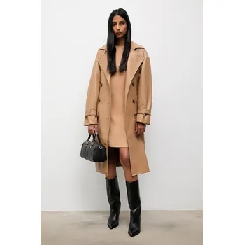 Dámský kabát Kabát Answear.LAB AG6.30 béžová 80X, vel. L