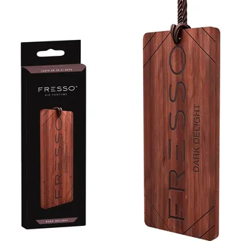 Vůně do auta Dřevěný přívěsek s vůní Fresso Dark Delight Wooden Hanger