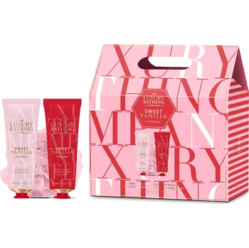 Kosmetická sada Dárková sada péče o tělo Vanilka & Mandle The Luxury Bathing Company - 3 ks