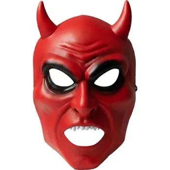 Party dekorace Maska čerta plastová strašidelná – 21 × 15 cm