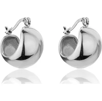 Náušnice Masivní ocelové náušnice Sabrina Silver Earrings MCE23157S Marc Malone