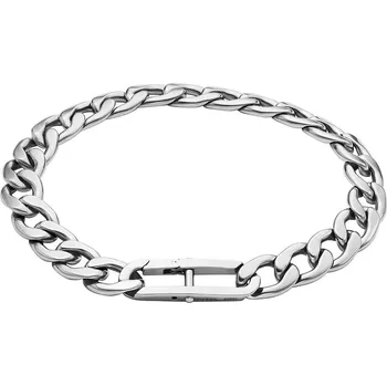 Náramek Nadčasový ocelový náramek pro muže Heritage JF04770040 Fossil