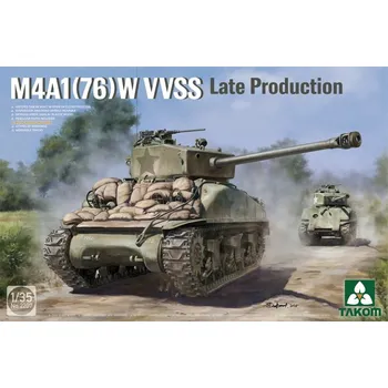 Plastikový model Takom 1/35 M4A1 76(W) VVSS Late Production