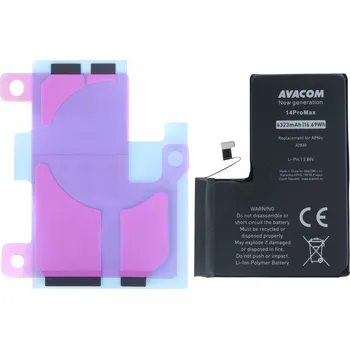 Baterie pro mobilní telefon Baterie odpovídající typu APPLE A2830 - AVACOM GSAP-IPH14PROM-N4323 Li-Ion 3,86V 4323mAh