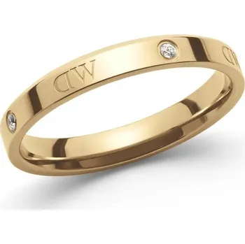 Prsten Originální pozlacený prsten s krystaly Classic Lumine DW0040028 Daniel Wellington / Obvod: 62 mm - 62 mm