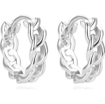 Šperk Originální kruhové náušnice ze stříbra AGUC2121L Beneto