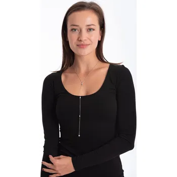 Náhrdelník Půvabný ocelový náhrdelník s krystaly Troli