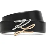 Dámský pásek KARL LAGERFELD B1W33044 Černá 65