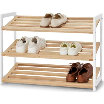 Botník 684685 - Tchibo - Botník se 3 policemi - barva: bílá