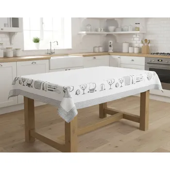 ubrus Ubrus celoroční, Kuchyňské káro, šedé