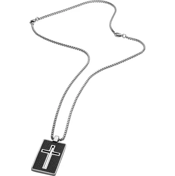 Náhrdelník Pánský ocelový náhrdelník Kostka/Venezia Cross S14ARA01P Police