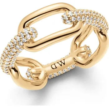 Prsten Luxusní pozlacený prsten Crystal Link DW0040059 Daniel Wellington / Obvod: 60 mm - 60 mm