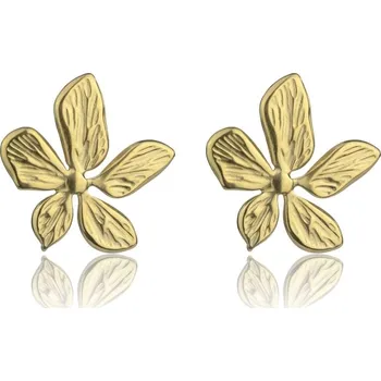 Náušnice Originální pozlacené náušnice Kytičky April EWE24008G Emily Westwood