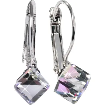 Náušnice Stylové náušnice Cube Vitrail Light Levien