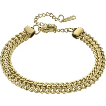 Náramek Elegantní pozlacený náramek z oceli MCB24027G Marc Malone