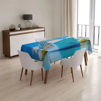 ubrus Sablio Ubrus Luxusní výletní loď v tropickém ráji - 130x170 cm