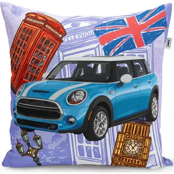 Polštář Sablio Polštář Mini sedan Londýn - 40x40 cm