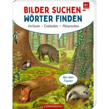 První čtění Bilder suchen - Wörter finden: Vorlesen - Entdecken - Mitsprechen - Boese, Cornelia [DE] (2025, Formát desky, Coppenrath)