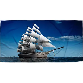 Osuška Sablio Ručník Loď - 50x100 cm