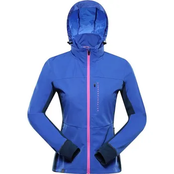 Dámská větrovka bunda dámská ALPINE PRO UKEBA 2 softshellová s DWR fialová