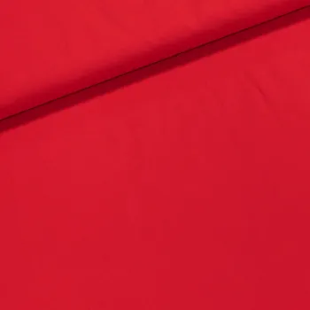 Bavlněné plátno UNI DOMESTIK, jednobarevná červená, š.160cm (látka v metráži)