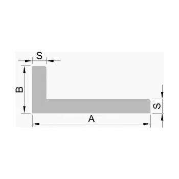 Stavební profil Hliníkový profil L 60X60X5