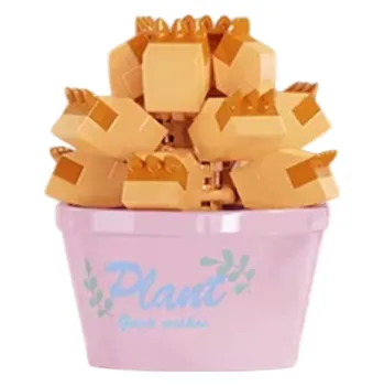 ostatní stavebnice Kytice květin Japonský javor 4,9 x 4,9 x 5,2 cm 56 ks Mini mikro stavebnice DIY květinové bloky Kreativní sada pro děti i dospělé Dekorace