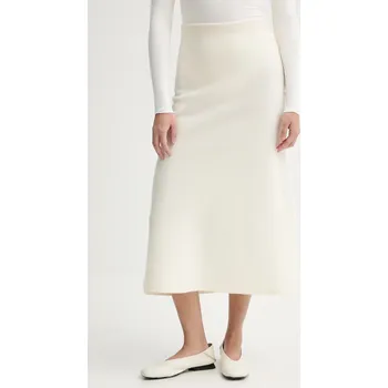 Dámská sukně Vlněná sukně Calvin Klein LV144E366G béžová 01B, vel. XXS