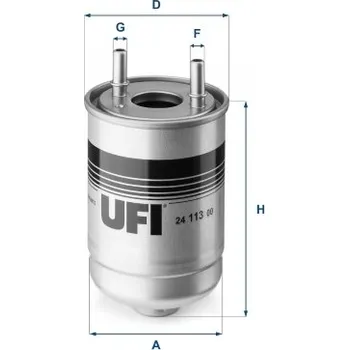 Filtr do auta Palivový filtr UFI (24.113.00)