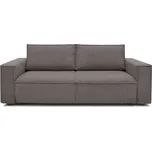 Taupe manšestrová rozkládací pohovka 245 cm Nihad – Bobochic Paris