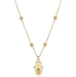 Luxusní náhrdelník Hamsa / Ruka Fátimy Witch SWH08 S Agapo