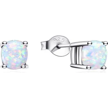 Náušnice Stříbrné náušnice se syntetickými opály E0002806 Moiss