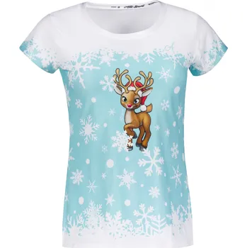 Dámské oblečení Dámské vánoční triko premium ALTISPORT VOJ/ALWVN3TR06 MODRÁ XXL